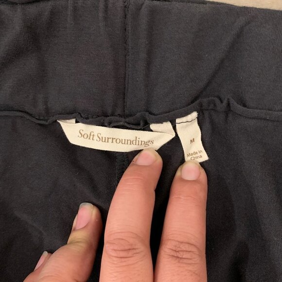 Soft Surrounding Black Carbon Playa Grande Pants M - Picture 7 of 13